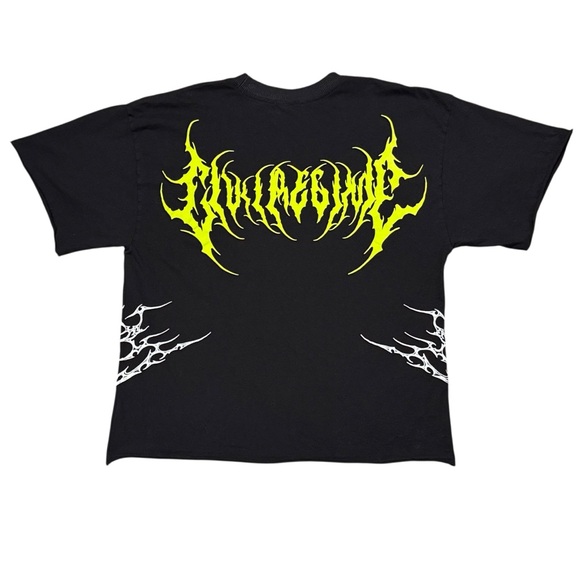 Civil Regime One Step Closer Dungeon Black Neon Graphic Tee Streetwear Men's L - Picture 7 of 12